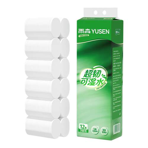 雨森超韧加厚干湿两用原生木浆卷