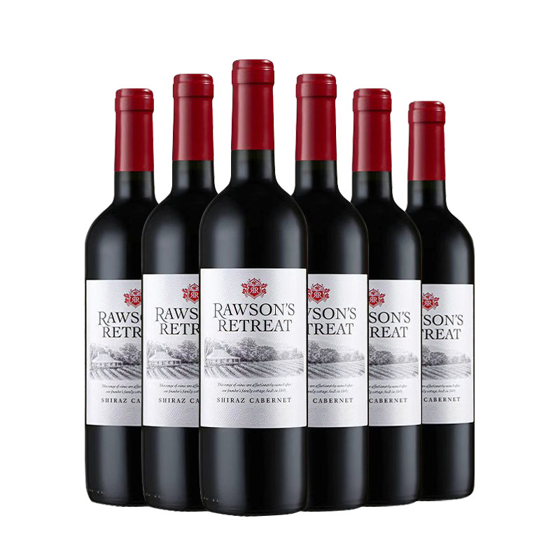 洛神山庄设拉子赤霞珠干红葡萄酒澳洲利亚进口红酒整箱囤货六支装