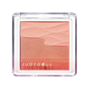 Judydoll橘朵水缎光腮红双色高光腮红盘水光膨胀色5g 重磅上新