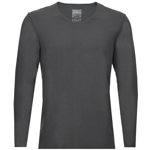 WILD爱慕男士 保暖内衣套装 莫代尔暖衣V领保暖长袖 男士 男 长裤 BODY