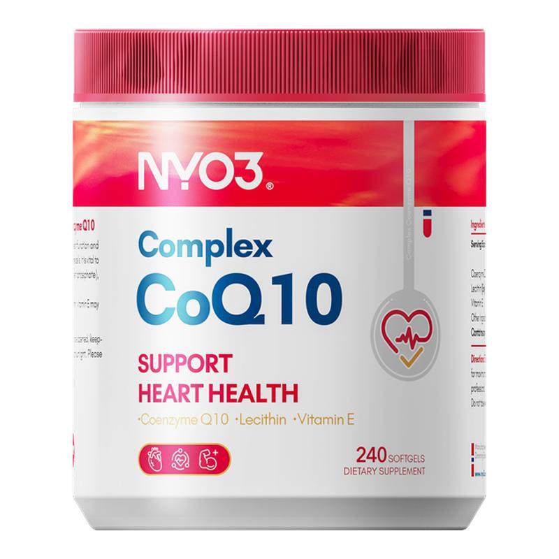 【百补专享】挪威NYO3辅酶q10泛醌原装进口心血管保护心脏中老年