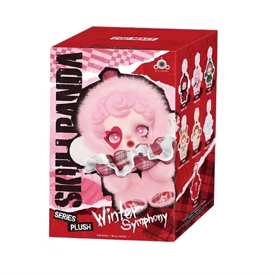 壹号POPMART 泡泡玛特SKULLPANDA冬日乐章sp系列搪胶毛绒盲盒