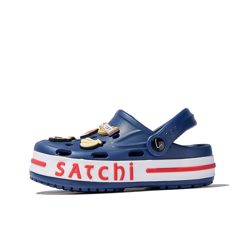 Satchi沙驰男童溯溪凉鞋洞洞鞋
