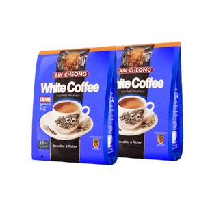 马来西亚原装进口益昌老街二合一无蔗糖速溶白咖啡粉15小包450g