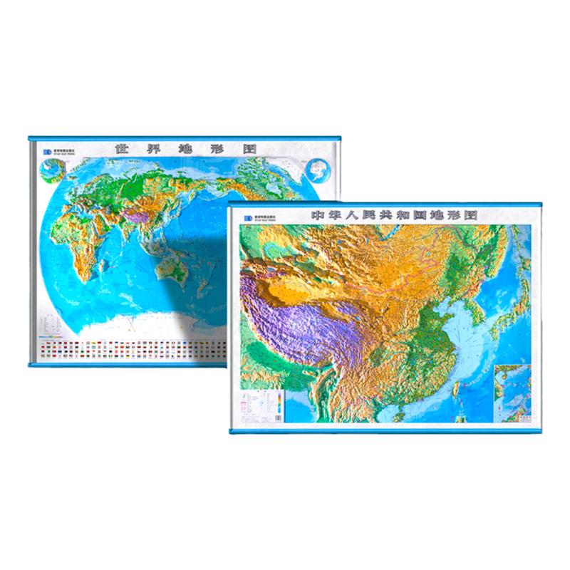 3d凹凸立体地图PVC环保材质