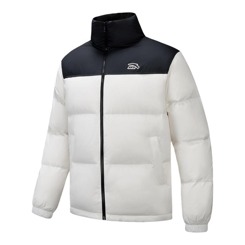 【王一博同款】安踏面包羽绒服 |无氟短款鸭绒棉服保暖运动外套男