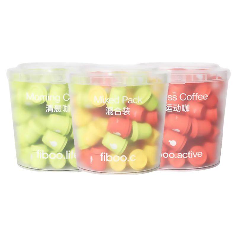 fiboo黑咖啡混合美式消水咖啡粉速溶无蔗糖燃减生椰拿铁冷萃,咖啡/麦片/冲饮,速溶咖啡,淘宝优惠券,粉丝福利购,淘宝优惠卷