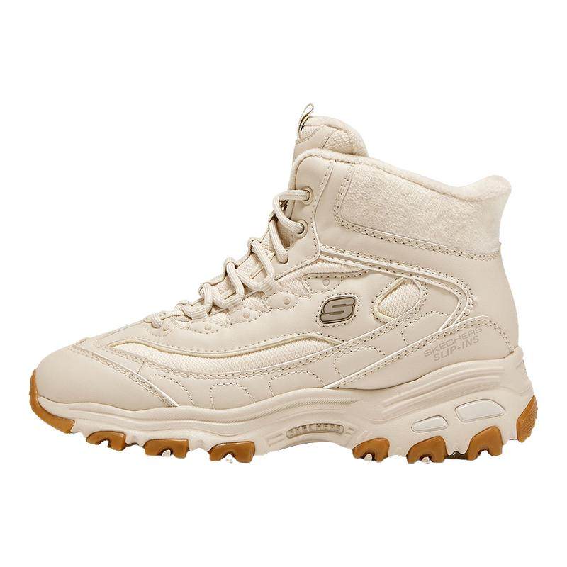 Skechers斯凯奇女士冬季加绒保暖防滑厚底雪地靴老爹鞋169076/NAT,运动鞋new,运动休闲鞋,淘宝优惠券,粉丝福利购,淘宝优惠卷