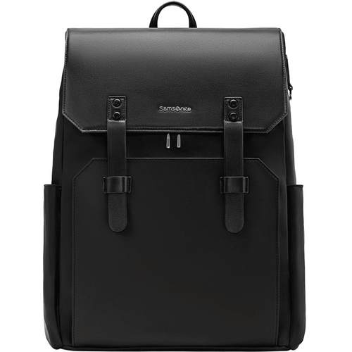 16英寸牛皮革轻商务背包 时尚翻盖立体包型