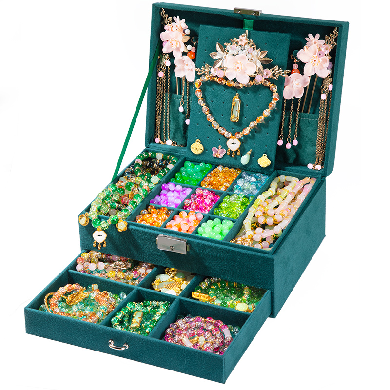 古国风串珠玩具礼盒套装生日礼物