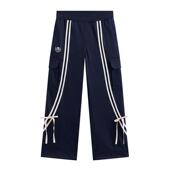 2026春季 长裤 新款 条纹蝴蝶结宽松工装 K0G22AX01 时尚 Kappa卡帕女裤