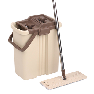 美丽雅洗刷刷免手洗拖把平板家用拖地神器一拖净懒人地拖干湿两用