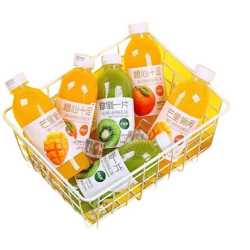 果汁饮料360ml×5瓶整箱网红夏季芒果鲜橙猕猴桃汁特价饮品
