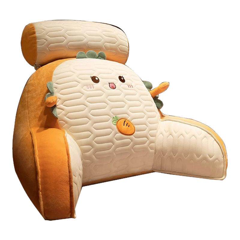 乳胶床头靠垫软包护腰靠枕大靠背孕妇沙发抱枕宿舍床上看书枕头夏,居家布艺,床头靠垫,淘宝优惠券,粉丝福利购,淘宝优惠卷