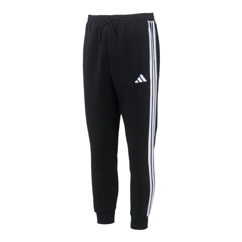 阿迪达斯加绒裤子男冬季新款保暖长裤加厚运动裤男士校服束脚卫裤