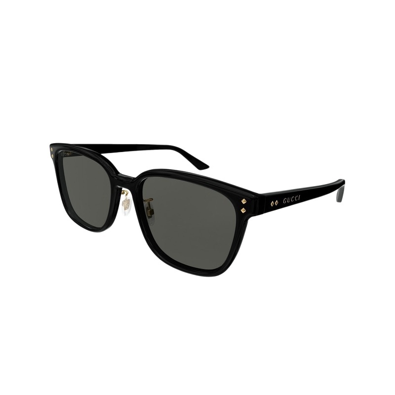 开云眼镜 古驰GUCCI男女同款方框大框黑色防晒太阳镜墨镜GG1896SK