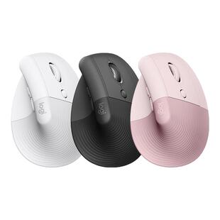 旗舰罗技Lift人体工学垂直鼠标无线蓝牙笔记本电脑办公女生中小手