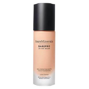 贝茗粉底液矿物粉底遮瑕持妆油痘肌养肤粉底官方bareMinerals