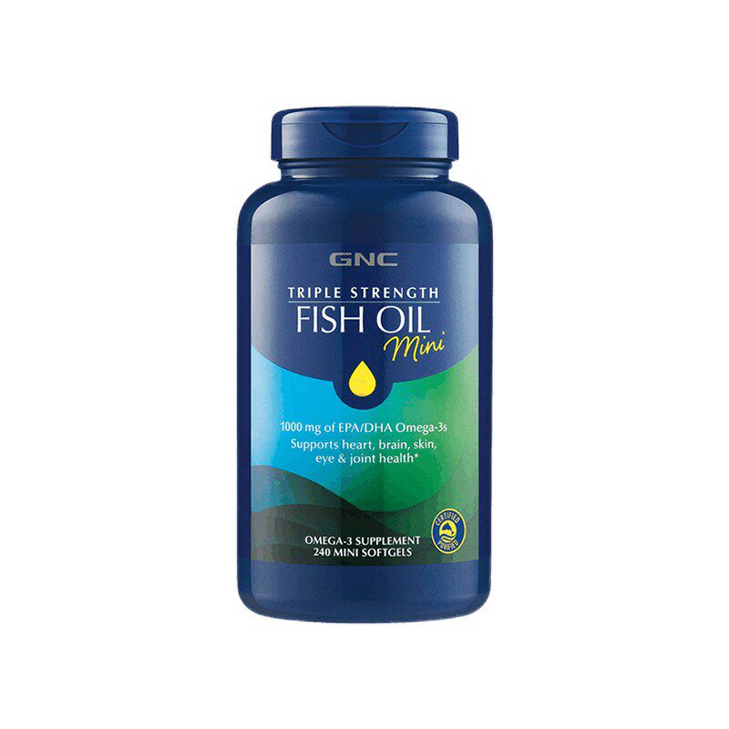 GNC健安喜omega3四倍rTG型鱼油深海鱼油软胶囊IFOS认证正品鱼肝油