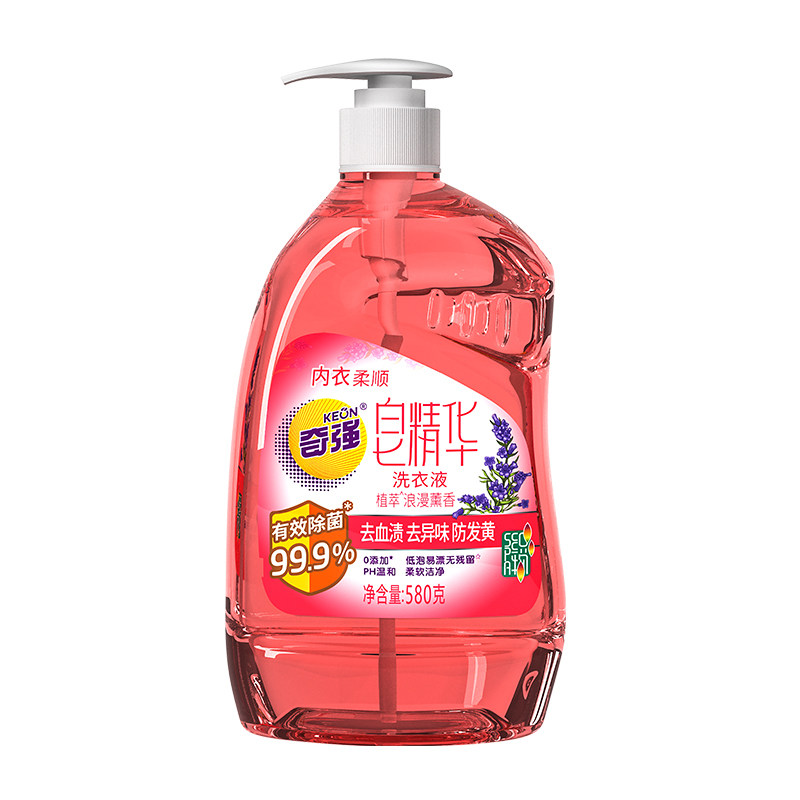 【奇强】植物皂精华洗衣液580g内衣专用皂液温和低泡不含荧光剂,洗护清洁剂/卫生巾/纸/香薰,浓缩洗衣液,淘宝优惠券,粉丝福利购,淘宝优惠卷