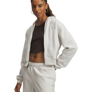 UA安德玛夹克女士秋冬Icon 110 Vida休闲宽松连帽运动外套6003674