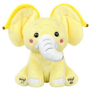 婴儿玩具0到6个月宝宝抬头练习益智小象玩偶新生儿见面礼哄娃神器