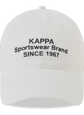 Kappa卡帕男女同款2026夏季新款简约休闲百搭刺绣棒球帽K0GX8MB10