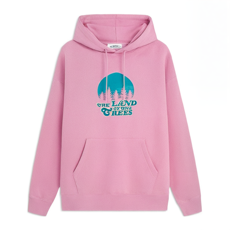 MOUSSY 秋季新品多巴胺落日字母印花连帽卫衣女028HAL90-2331