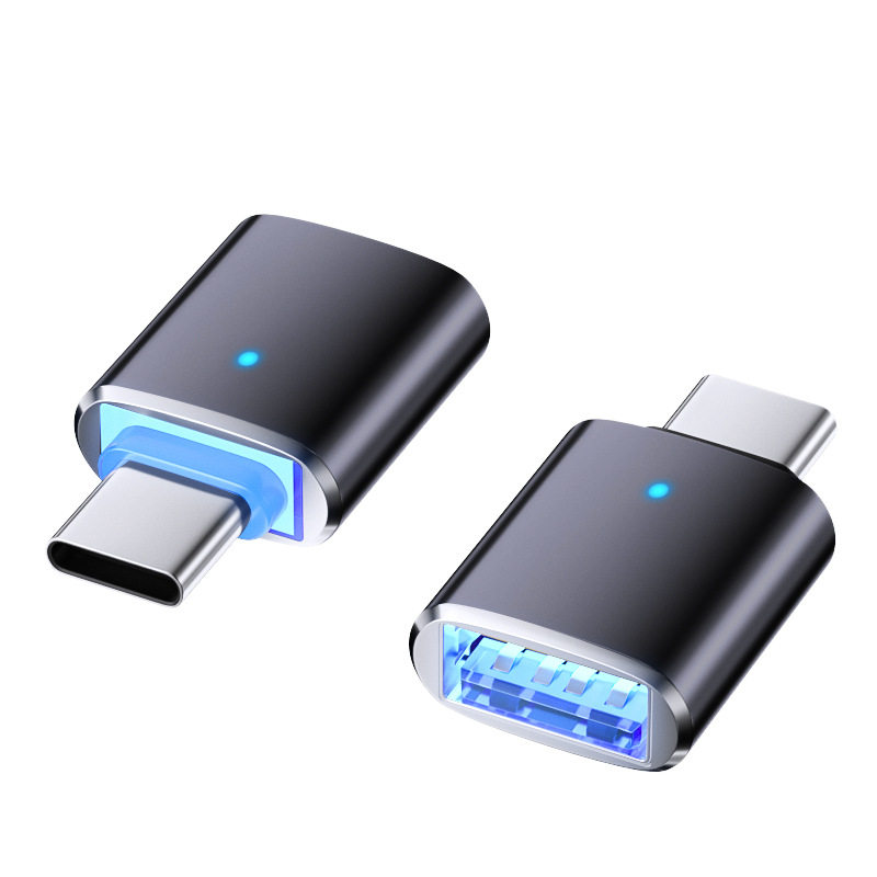 typec转USB3.0转接头OTG转换器tpc适用华为小米vivo接口手机笔记本电脑通用连接U盘鼠标键盘车载充电数据线