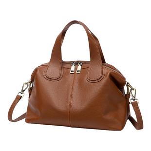 真皮女包2025新款 枕头包中年妈妈包斜挎包头层牛皮女士手提包 时尚