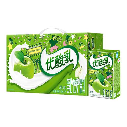 伊利优酸乳多口味250ml*24盒整箱