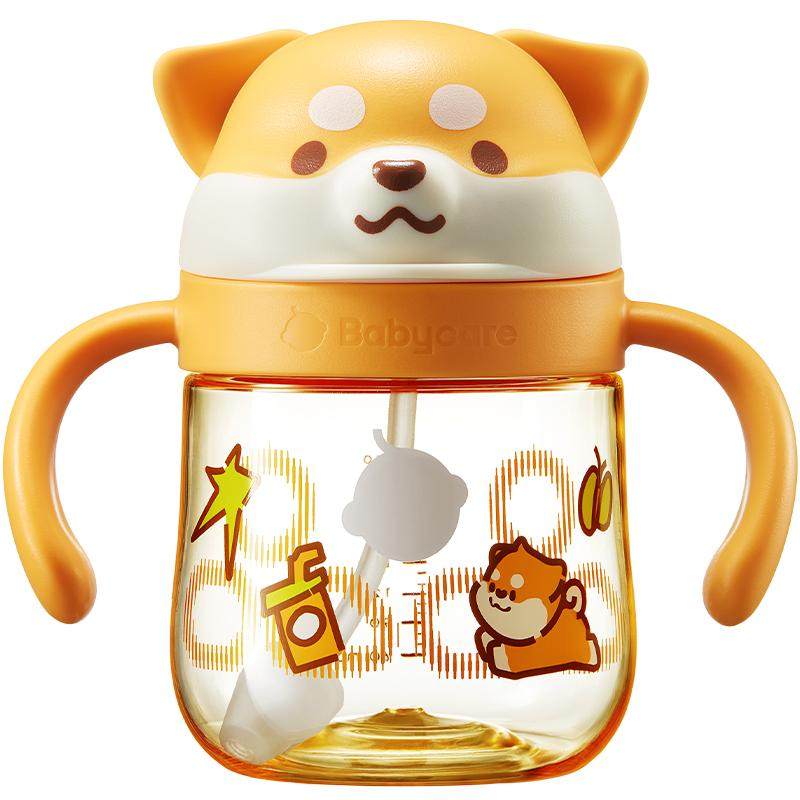 babycare萌犬学饮杯一抿就出水图片