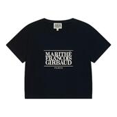 LOGO短款 T恤女士经典 MARITHE短袖 淡色系25年秋韩系 高允真同款