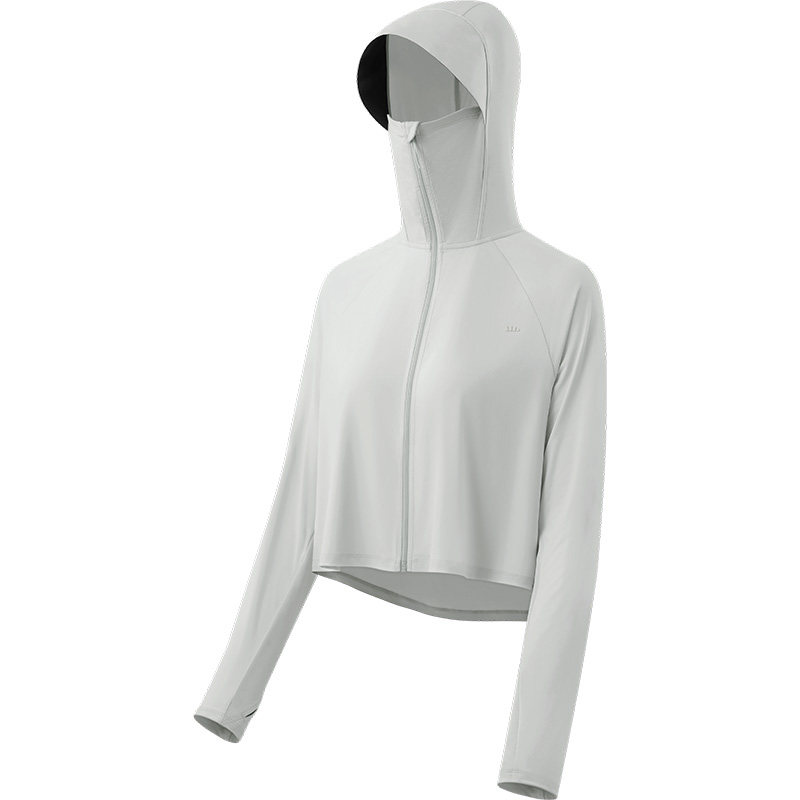 蕉下披肩防晒衣女春夏防紫外线户外原纱冰丝防晒服透气短外套黑胶