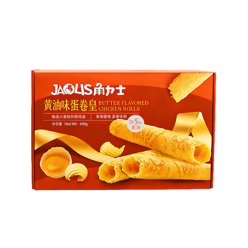 JAOLIS角力士经典原味蛋卷皇礼盒装蛋卷酥休闲解馋零食节日伴手礼