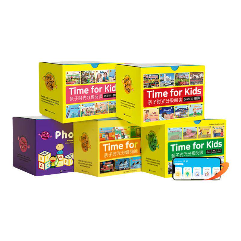 亲子时光威廉海尼曼gk70册分级阅读官方正版time for kids英语启蒙绘本小蝌蚪点读笔幼儿早教a8s全阶段开口神器送卡片g1g2全景plus