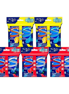 炫迈无糖口香糖28片*10盒囤货鲜果薄荷蓝莓西瓜味泡泡糖