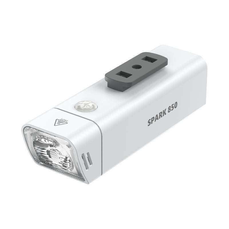 Mentech美炭Spark 850自行车灯骑行灯山地公路车夜骑强光充电防水