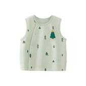 汤尼倍儿婴儿马甲春秋季 夹棉背心新生宝宝外穿护肚保暖小马夹坎肩