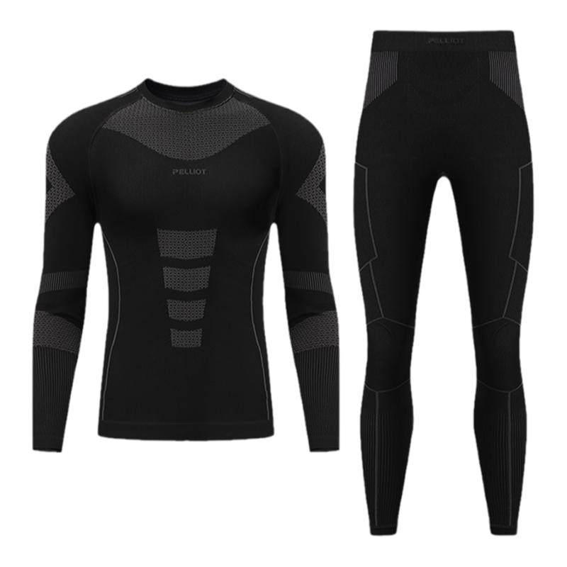 伯希和功能内衣男户外滑雪排汗速干保暖衣排汗防寒运动秋衣冬季女