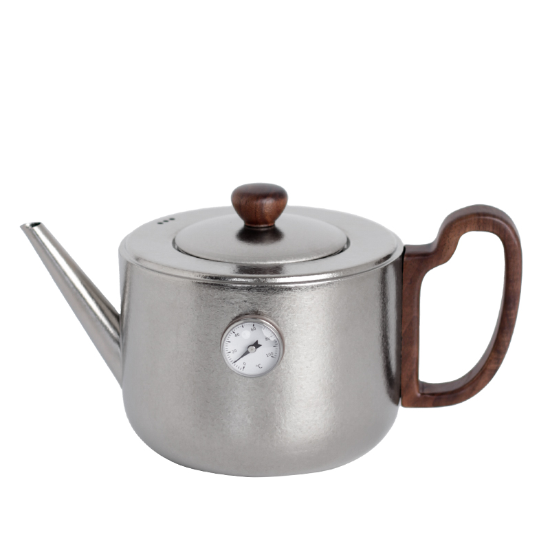 智能温显茶壶TIQ/钛器纯钛小清新