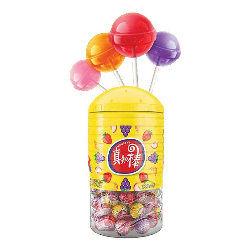 真知棒108支桶装什锦棒棒棒糖花束水果味糖果六一儿童送礼