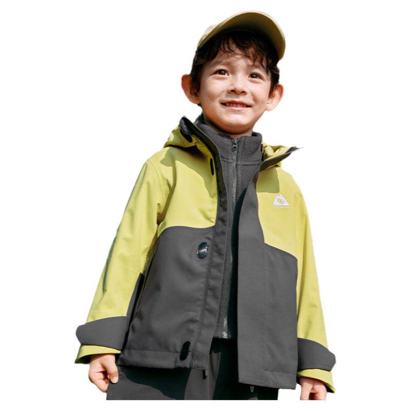 巴拉巴拉男童冲锋衣大童三合一两件套儿童外套2026春装新款童装厚