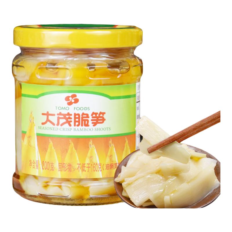 大茂脆笋罐头台湾风味即食瓶装