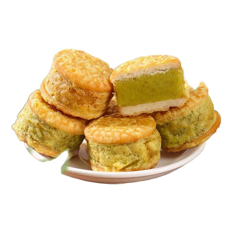 绿豆饼板栗酥传统老式糕点老式绿豆糕网红点心囤货零食整箱批发