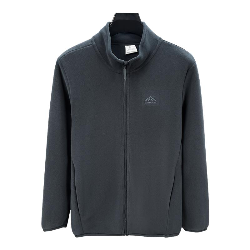 吉普高端摇粒绒外套开衫卫衣男装