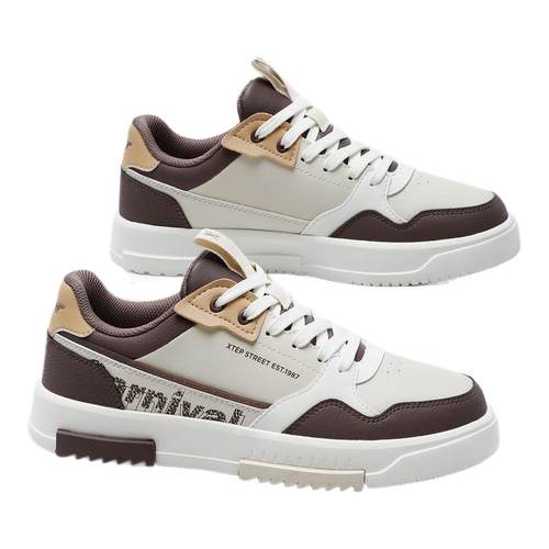 特步板鞋男秋季新款学生平底