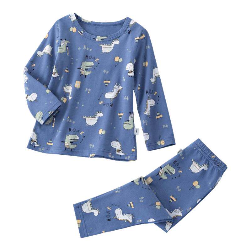 儿童内衣套装纯棉秋裤春季女童宝宝男童打底衫宝宝睡衣家居服套装