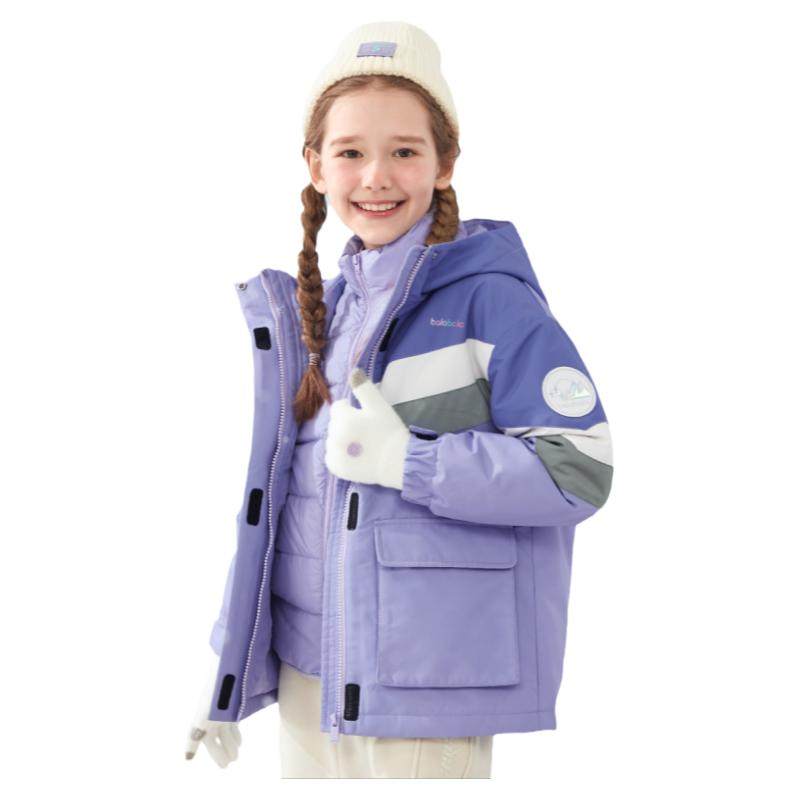 巴拉巴拉儿童羽绒服仿冲锋衣外套