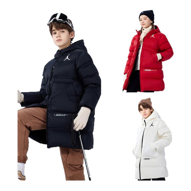 【三防聚暖】Jordan儿童羽绒服男女童2025冬装加厚外套JD2542062